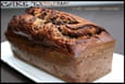 Cake marbr� "Merano" caf�-noisettes-chocolat