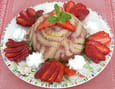 Charlottines marbr�es aux fraises