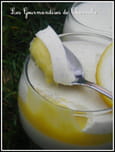 Panna cotta vanill�e au lemon curd