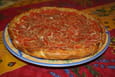 Tarte � la tomate, miel et moutarde
