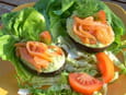 Mousse d avocat au saumon fum�