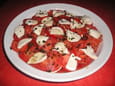 Mozarella en salade