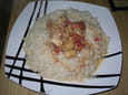 Poulet � la past�que