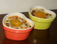 Oeufs cocotte � la ratatouille