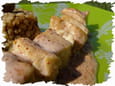 Brochettes tandoori massala et Ebly aux olives