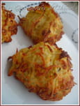 Galettes de pommes de terre et parmesan