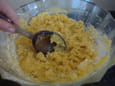 Crumble aux pommes caram�lis�es