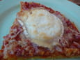 Pizza au ch�vre et aux lardons