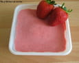 Glace � la fraise