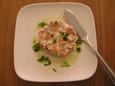 Tartare de saumon � la rucola