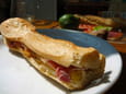 Sandwich aux figues fra�ches et au jambon sec