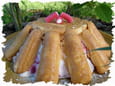 Charlotte framboises, noix de coco et cardamome