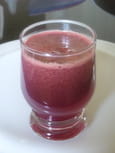 Jus de past�que et raisin noir � la centrifugeuse