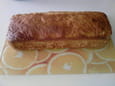 Cake � la banane, sauce chocolat