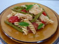 Salade de p�tes aux asperges vertes et au poulet