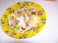 Salade aux oeufs mollets