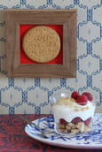 Trifle � la framboise et aux �clats de Digestives