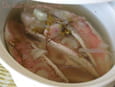 Rougets marin�s au vin blanc