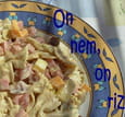 Salade de farfalles au curry
