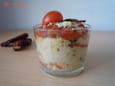 Timbale gratin�e de semoule � la tomate