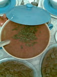 Chorba frik (soupe de bl� concass�)