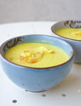 Wok de crevettes au lait de coco et � la p�te de colombo