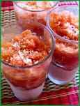 Granit� de tomates au basilic