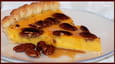 Tarte au potiron, sirop d �rable et noix de p�can