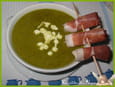Velout� de cresson et jambon de la For�t-Noire