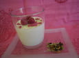 Panna cotta aux �pices � cha�