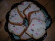 Cake au saumon et � la mac�doine de l�gumes