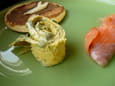 Roul� d omelette � l oseille