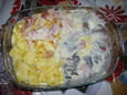 Gratin de p�tes � l emmental et au jambon