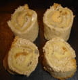 Toasts roul�s foie gras et figues