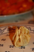 Aum�ni�res de foie gras � l effiloch�e de lard