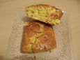 Cake jambon, fromage et estragon