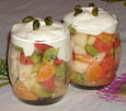Verrine de fruits d hiver