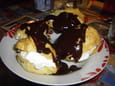 Profiteroles au chocolat