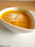 Velout� de carottes au lait de coco