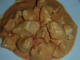 Poulet au curry et lait de coco