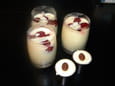 Mousse au chocolat blanc et fraises