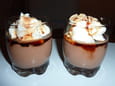 Oeufs � la neige � la cr�me chocolat�e