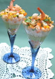 Coupes sushis aux crevettes