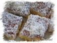 G�teau � la noix de coco frais