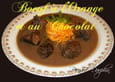 Boeuf au vin de Mareuil, orange et chocolat