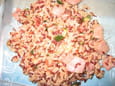 Risotto camarguais aux courgettes et chorizo
