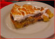 Tarte � la rhubarbe meringu�e aux amandes