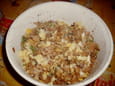 Choux et bl� aux oeufs persill�s