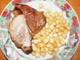 R�ti de porc au miel et moutarde