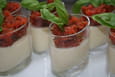 Panna cotta d asperges et sa gel�e de tomates